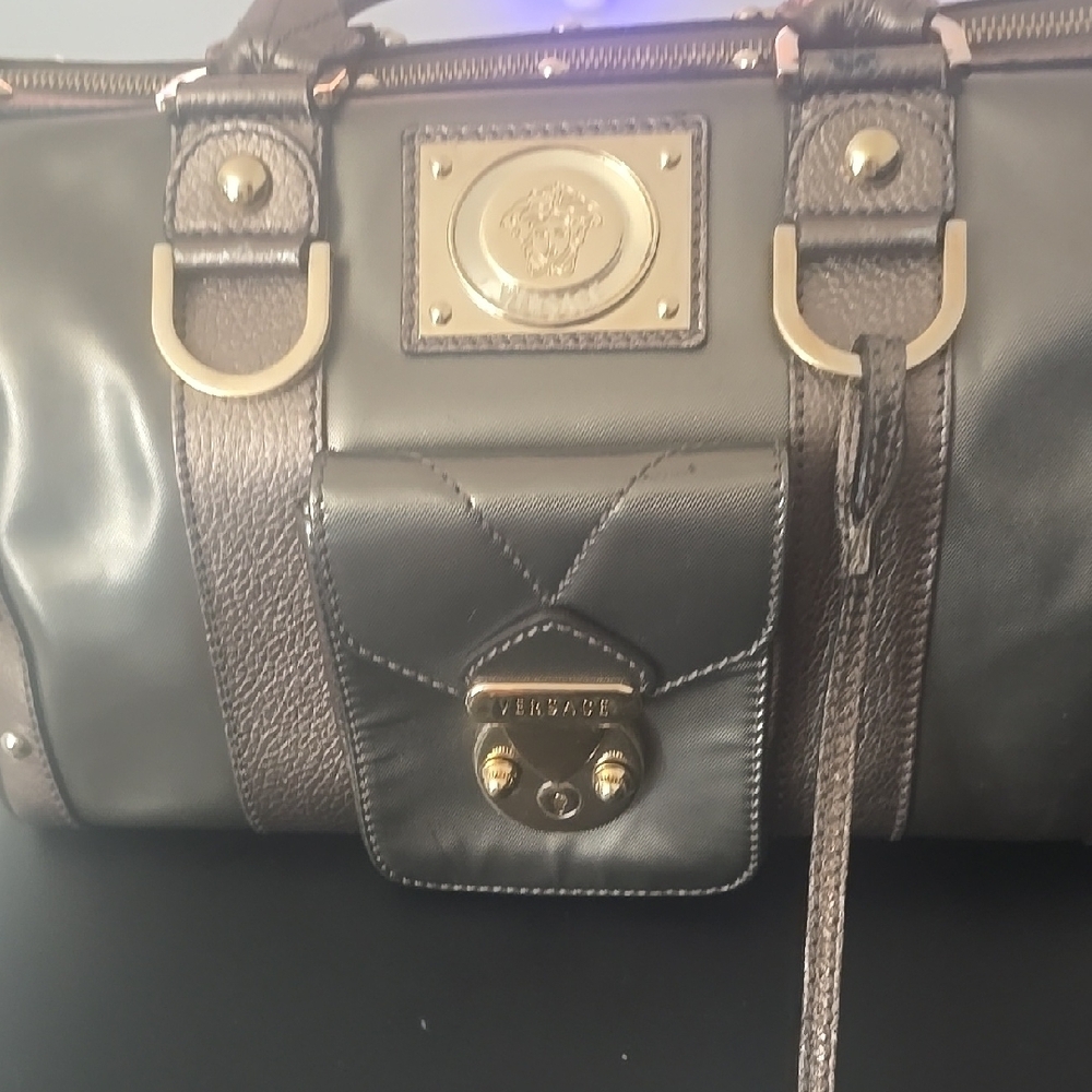 Versace Bronze and Gold Handbag - Picture 2 of 15
